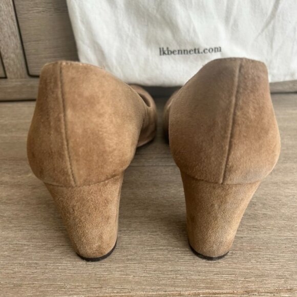 LK Bennett Suede Block Heels | (size UK 42, US 10.5-11) - Picture 5 of 14